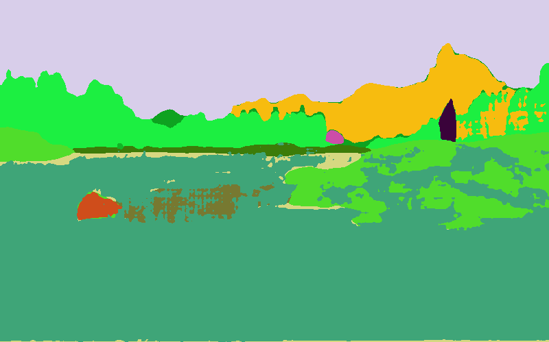 Layer color map